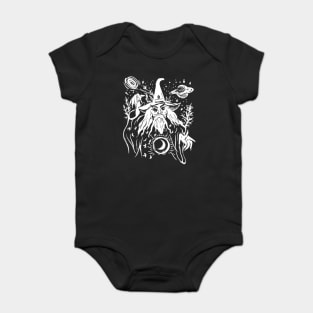 Evil Wizard Merlin Gothic Punk Baby Bodysuit